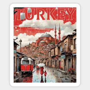 Ani Turkey Vintage Retro Travel Tourism Sticker